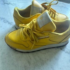 Reebok Vibrant Yellow Athletic Shoes